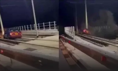 Voiture sur les rails du métro : le conducteur interpellé