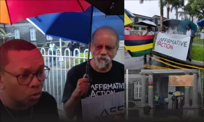 «Chanson controversée» : rassemblement du groupe Affirmative  Action devant le RCC 