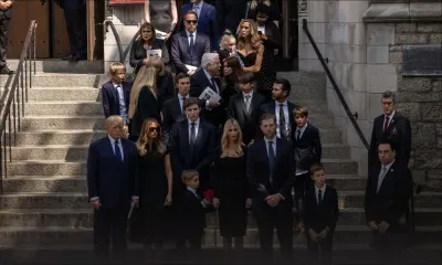 La famille Trump fait ses adieux à Ivana lors de funérailles à New York