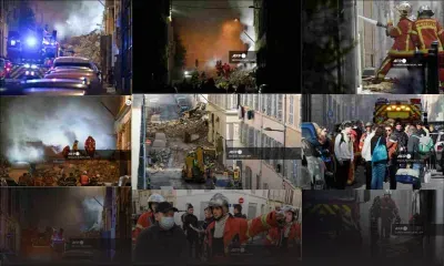 Un immeuble s'effondre à Marseille, cinq blessés et jusqu'à une dizaine de personnes sous les décombres