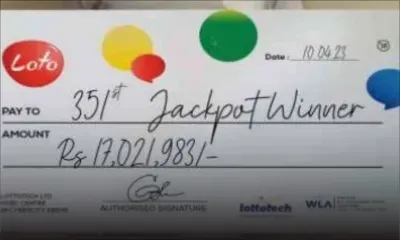 Loto : un habitant du Nord remporte Rs 17 millions 