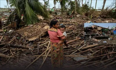 Quelque 800.000 personnes affectée par le cyclone Mocha en Birmanie