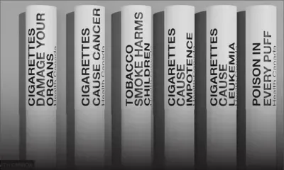 Le Canada va exiger qu'un avertissement soit imprimé sur chaque cigarette