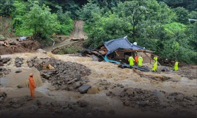 Corée du Sud: sept morts et trois disparus dans des inondations