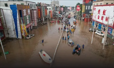 Inondations en Chine: au moins 10 morts dans la région limitrophe de Pékin 