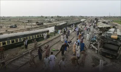 Déraillement d'un train au Pakistan : au moins 28 morts
