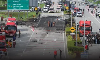 Malaisie : le crash d'un avion sur une route fait dix morts