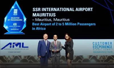 L'aéroport de Maurice désigné meilleur en Afrique dans la catégorie 2 à 5 millions de passagers