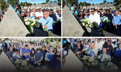 [En images] Hommage du PMSD à Sir Gaëtan Duval au cimetière Saint-Jean