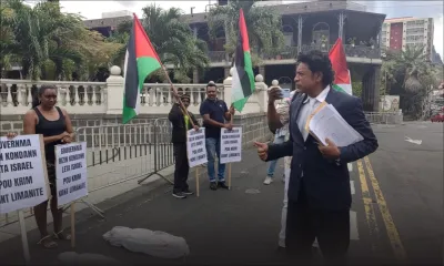 Rassemblement pro-palestinien : «Il faut que les pays arabes parlent d’une seule voix», dit Bodha