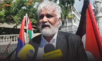 Port-Louis : rassemblement de Linion Moris en solidarité avec le peuple palestinien