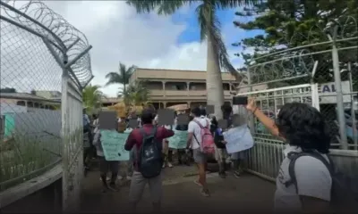 Manifestation pacifique au Floréal SSS : les collégiens déplorent le manque d’électricité