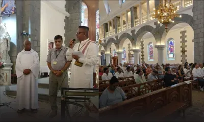 Messe : le père Mongelard dénonce les licenciements et rend hommage à Bruno Cheong