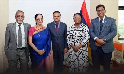 Diplomatie : Le ministre Ramful accueille les nouveaux ambassadeurs mauriciens