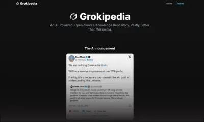 Elon Musk lance Grokipedia pour concurrencer Wikipédia qu'il juge orienté à gauche
