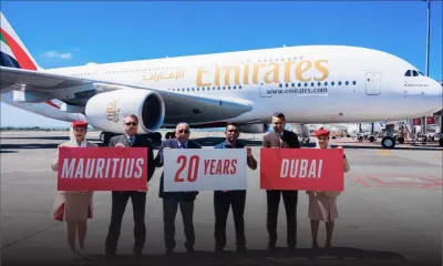 Depuis ces derniers 20 ans  Emirates a transporté plus de 6,5 millions de passagers entre Maurice et Dubaï