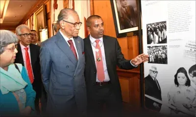 [En images] 125e anniversaire de SSR : «First Day Cover» et exposition consacrée au Père de la Nation à la municipalité de Port Louis