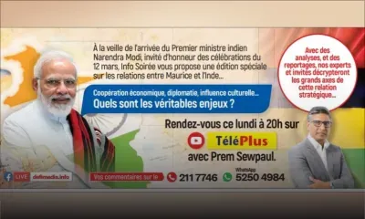 Édition spéciale Info Soirée : Maurice et l'Inde, une relation stratégique en pleine évolution