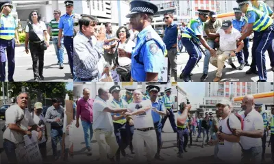 Manif devant les Casernes centrales : huit membres de LPM arrêtés