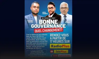 « Au Cœur de l’Info » : Bonne gouvernance – quel changement ?
