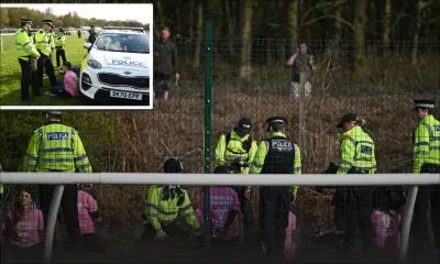 Droits des animaux : 118 arrestations après une manif sur un hippodrome britannique