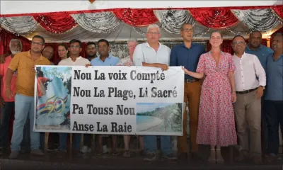 Anse-La-Raie : des habitants unis contre un projet hôtelier 
