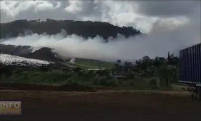 Incendie à Mare-Chicose : les habitants du Sud-Est toujours exposés aux gaz toxiques et fumées