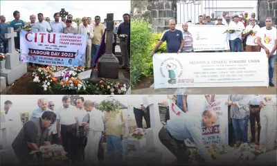 Fête du Travail : dépôt de gerbes de la CITU au cimetière St-Jean