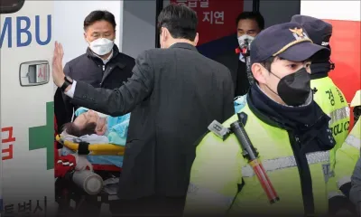 Corée du Sud : le chef de l'opposition poignardé dans un état grave, la police enquête sur le mobile