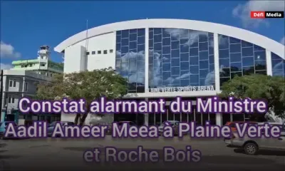 Sports Arena de Plaine-Verte et chantier du centre municipal à Roche-Bois : « constat alarmant » du ministre Aadil Ameer Meea 