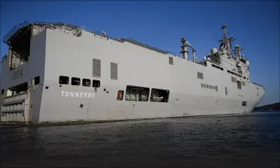 Le navire hôpital français "Tonnerre" a appareillé pour Gaza
