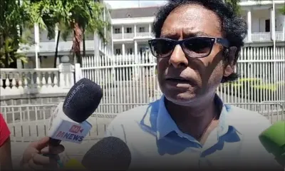 Manifestation de Linion Moris contre les nouvelles installations à Agalega