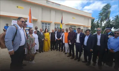 [En images] Inauguration des nouvelles infrastructures à Agalega