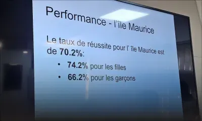Résultats des examens du NCE : taux de réussite de 70,2 % pour Maurice
