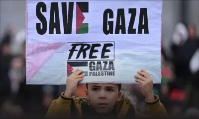 [En images] Conflit israélo-palestinien : les manifestations en faveur d'un cessez-le-feu se poursuivent dans le monde