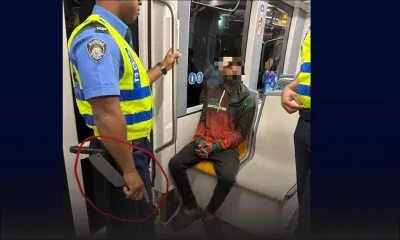 Un couteau saisi sur un passager dans le Metro Express