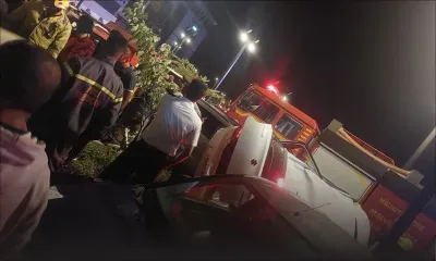 Carambolage sur l’aire de stationnement de Tribeca Mall : trois blessés 