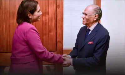 Visite de courtoisie : l’accord politique sur les Chagos parmi les sujets discutés entre la Haute-Commissaire britannique et Ramgoolam