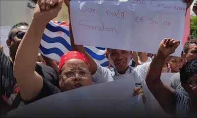 Manif : des Chagossiens opposés aux négociations Maurice-Londres