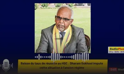 Baisse du taux de réussite au HSC : Dharam Gokhool impute cette situation à l’ancien régime