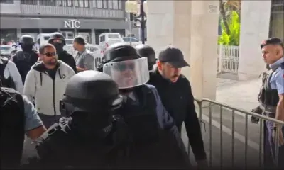 Comparution du SP Jagai au tribunal : fort déploiement policier devant la cour