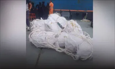 Importante saisie de cocaïne au large de Maurice : voici les colis contenant la drogue 