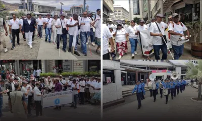 [En images] Journée mondiale de la Canne blanche : marche symbolique des membres de BAVIA 