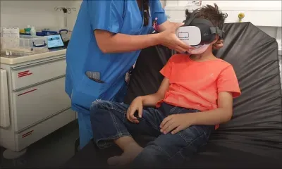 A Gaza, un casque de réalité virtuelle pour soulager des enfants traumatisés par la guerre