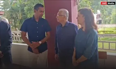 Municipales 2025 : Pravind Jugnauth, son épouse Kobita, et leur fille ont voté au collège Dr Maurice Curé