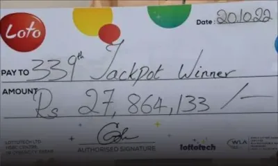 Loto : un habitant du Sud remporte la cagnotte de Rs 27 millions