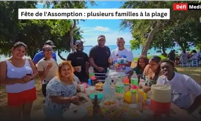 Fête de l'Assomption : des familles se réunissent à la plage