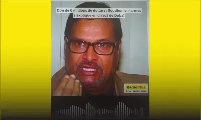 Don de 6 millions de dollars : Soodhun en larmes s'explique en direct de Dubaï
