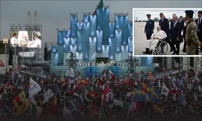 Le pape arrive à Lisbonne pour participer aux JMJ avec un million de jeunes