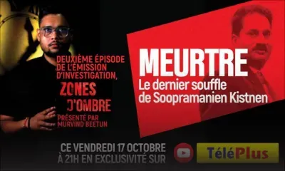Zones d'Ombre : le deuxième épisode consacré à l'affaire Kistnen ce soir 